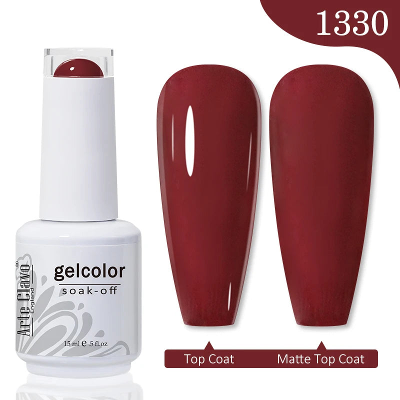 Arte Clavo Gel Nail Polishes Pink Nude Hybrid Lak Manicure