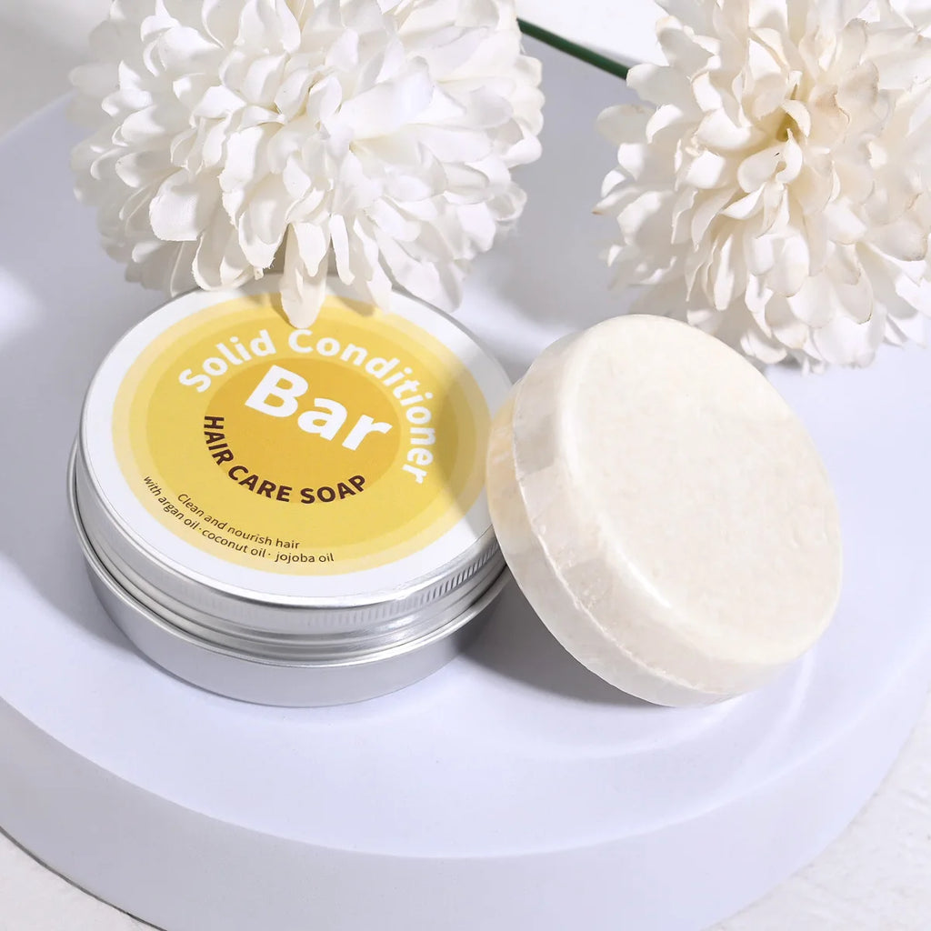 Plant Essential Oil Hair Conditioner Soap Rich Argan Coconut Jojoba Qme