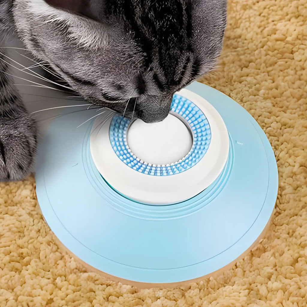 Pet Lick Mat Yogurt Licking Plate Slow Feeder For Dogs & Cats - Interactive Snack Bowl, Promotes Dental Health, Pet Licking Mats Qme