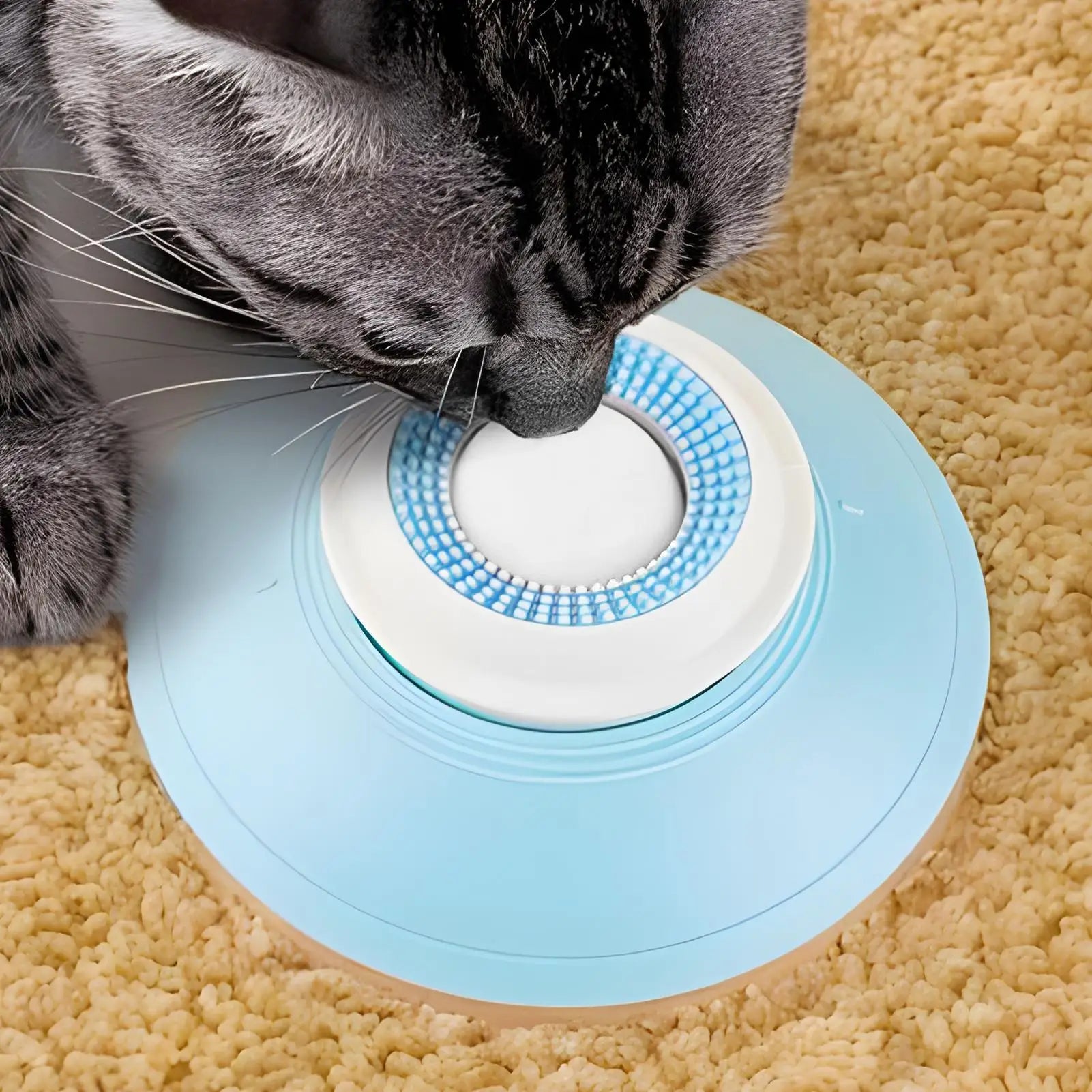 Pet Lick Mat Yogurt Licking Plate Slow Feeder For Dogs & Cats - Interactive Snack Bowl, Promotes Dental Health, Pet Licking Mats Qme