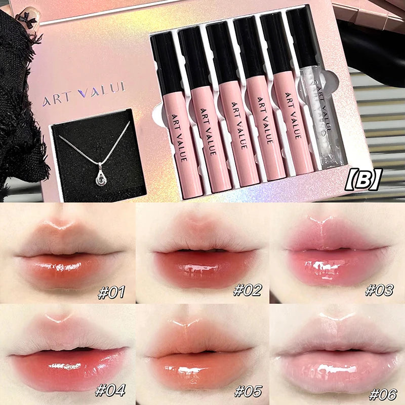 Art Value Black Pink Love Letter Lip Makeup Whitening Long-lasting Qme A2401-B