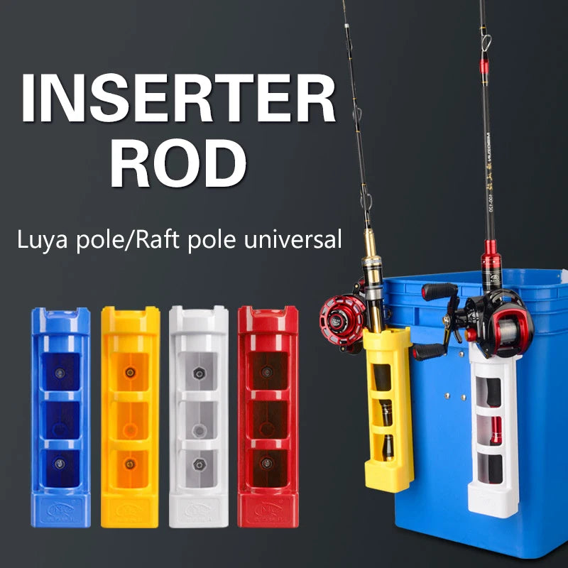 ABS Plastic Fishing Rod Pole Holder Durable Tube Mount Bracket Socket Qme
