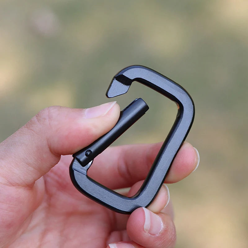 Square-ring Carabiner Buckles Spring Carabiners Snap Hooks Clip Qme