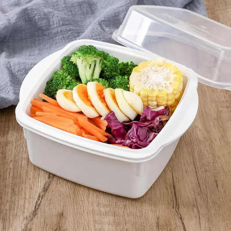 Microwave Steamer Vegetable Steamer Microwave Bowls Microwave Cookware Versatile Food Container For Vegetables Fish Prep Meal Qme