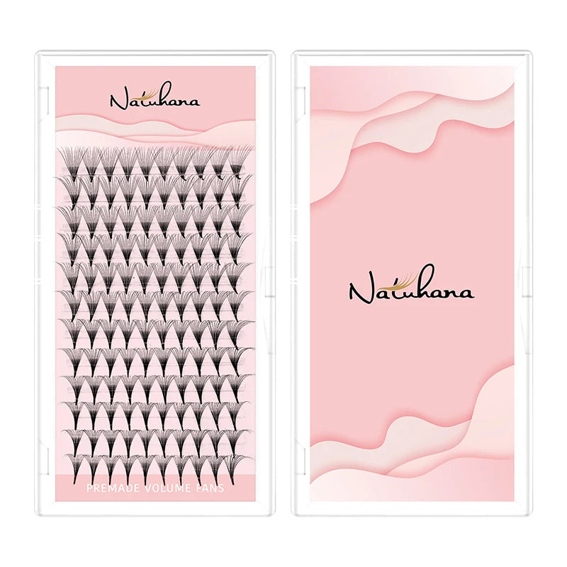 NATUHANA 10D 12D 14D 16D 20D Premade Volume Fans Long Root False Qme