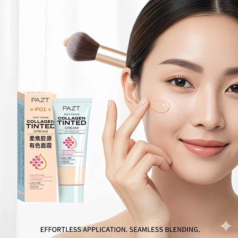 Soft Scorched Collagen Colored Face Cream Durable Waterproof Suitable Qme