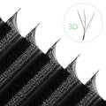 NATUHANA W-shaped 4D 5D Volume Eyelash Extensions Premade Fans W Qme W-shaped 3D D 0.07mm|14mm