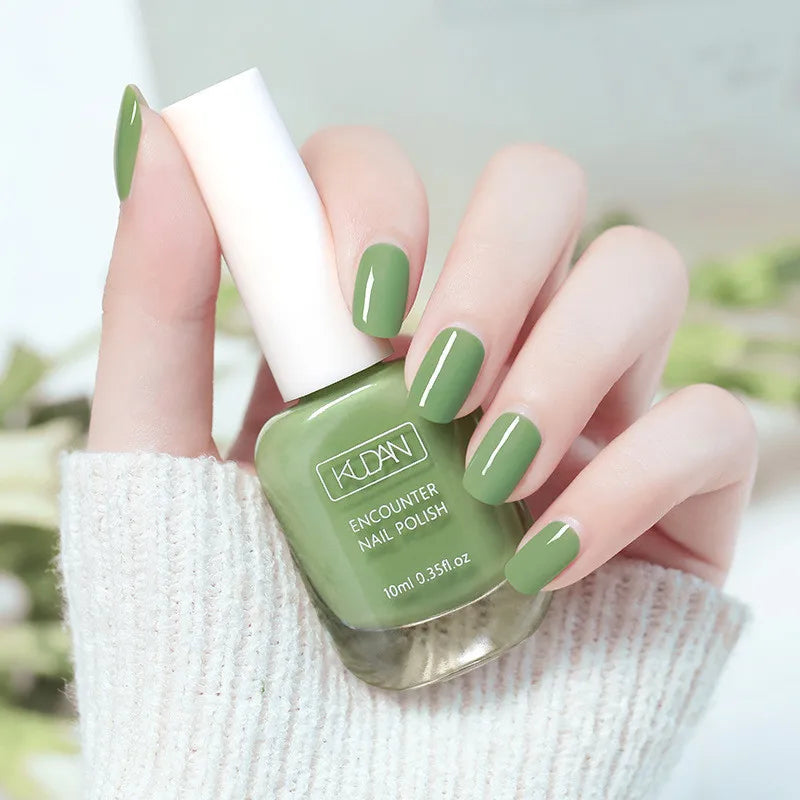 Water-based Nail Polish Long Lasting Tearable Quick Dry No Bake