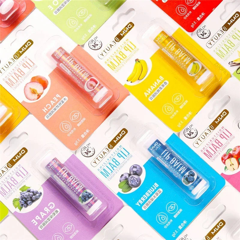 DNM 18 Colors Moisture Lip Balm Nourishes Lips Reduce Lip Lines Long-Lasting Natural Aloe Lipstick Anti Aging Lip Care Lipstick Qme