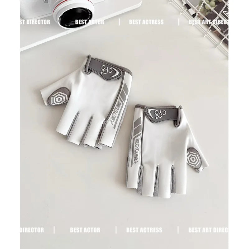 Women's Fitness Gloves Crossfit Barbell Workout Cycling Thin Qme