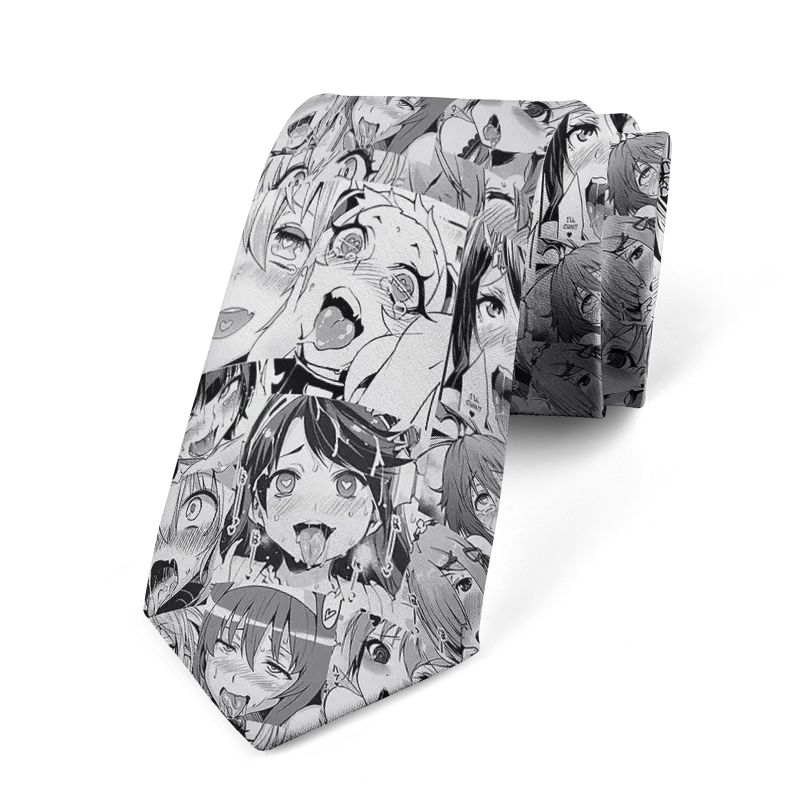 Anime Cartoon Printing Men's Tie Unisex Casual Creative Novelty Qme style3