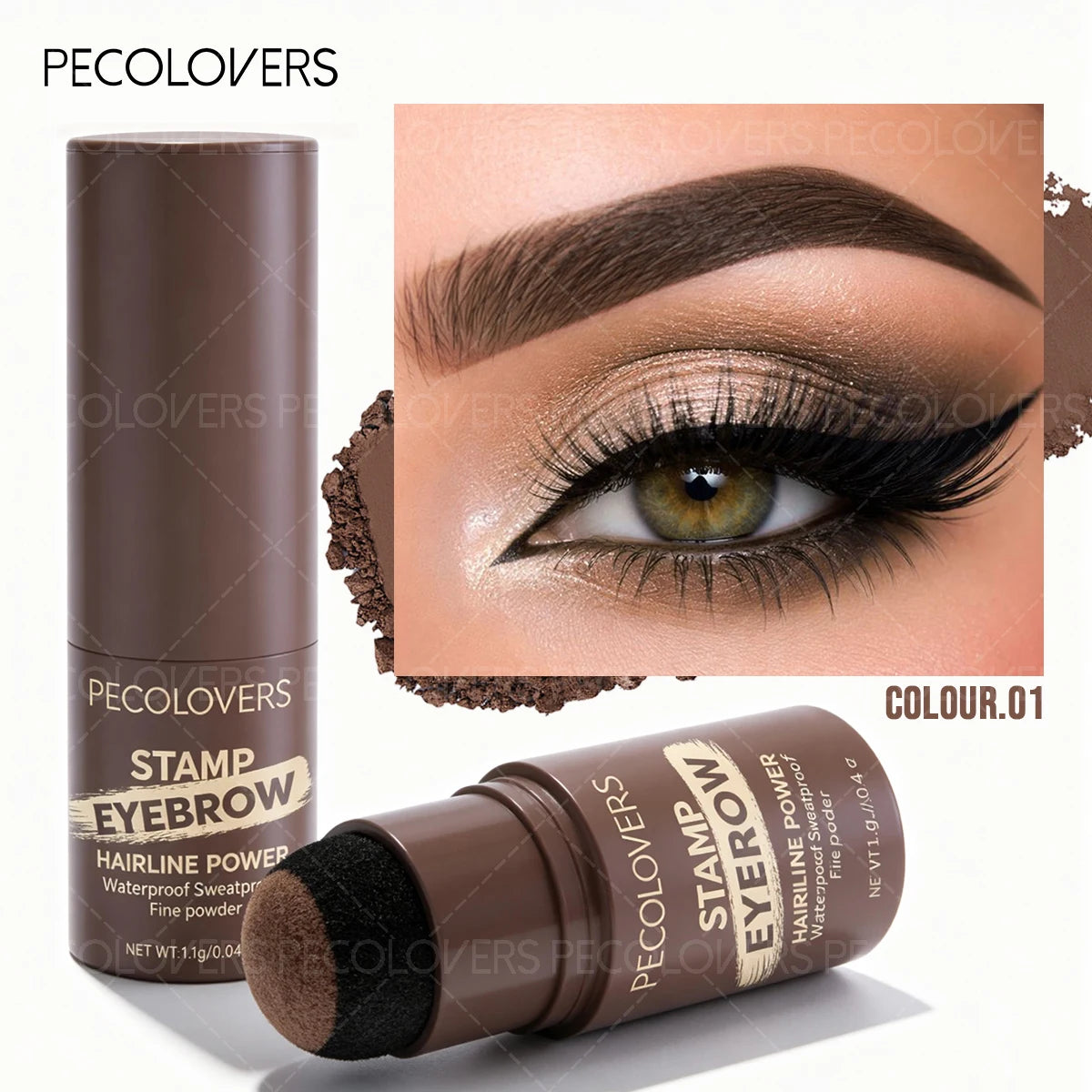Sta1 Instant Uniform Hairline Shadow Powder Stick Waterproof Qme 01