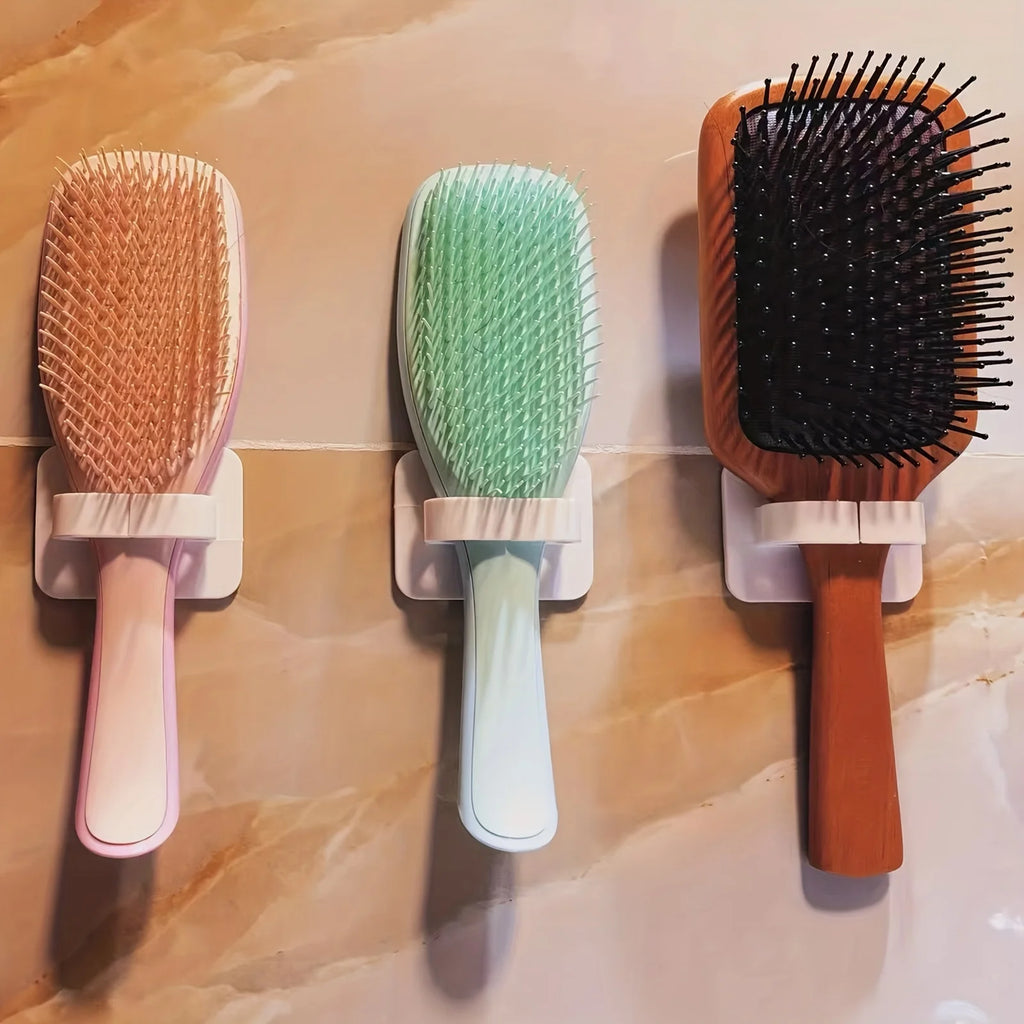 1pc Strong Adhesive Comb Hook for Multifunctional Utility, Spray Bottle Storage, and Umbrella Rack Qme