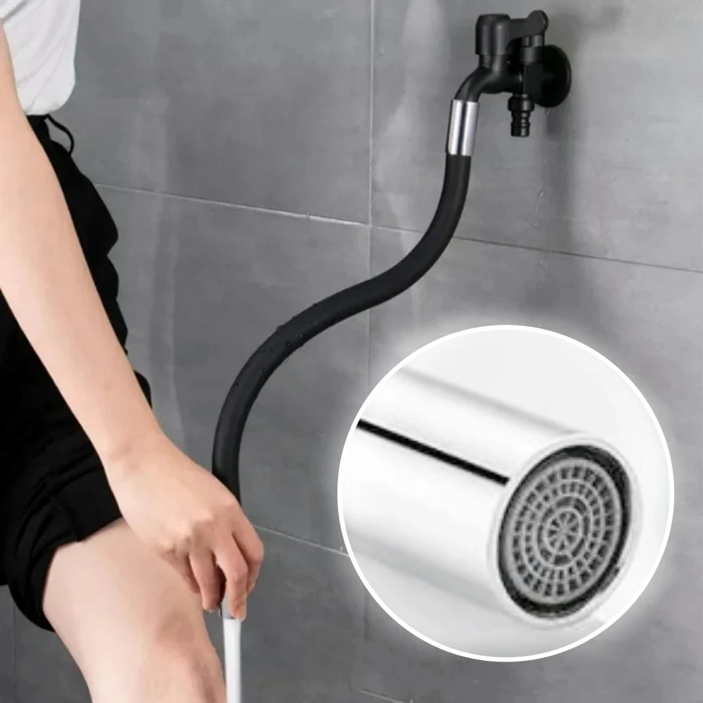 20/30/50cm Silicone Faucet Extender Bendable Kitch Bathroom Balcony Faucet Extension Tube Universal Anti-splash Home Accessories Qme