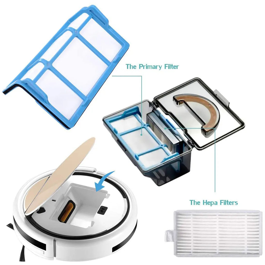 Vacuum Cleaner Kit For Medion MD 18500 /18600 /MD18501/MD16192 Filter Side Brush Filtering Micro-dust Dust Qme