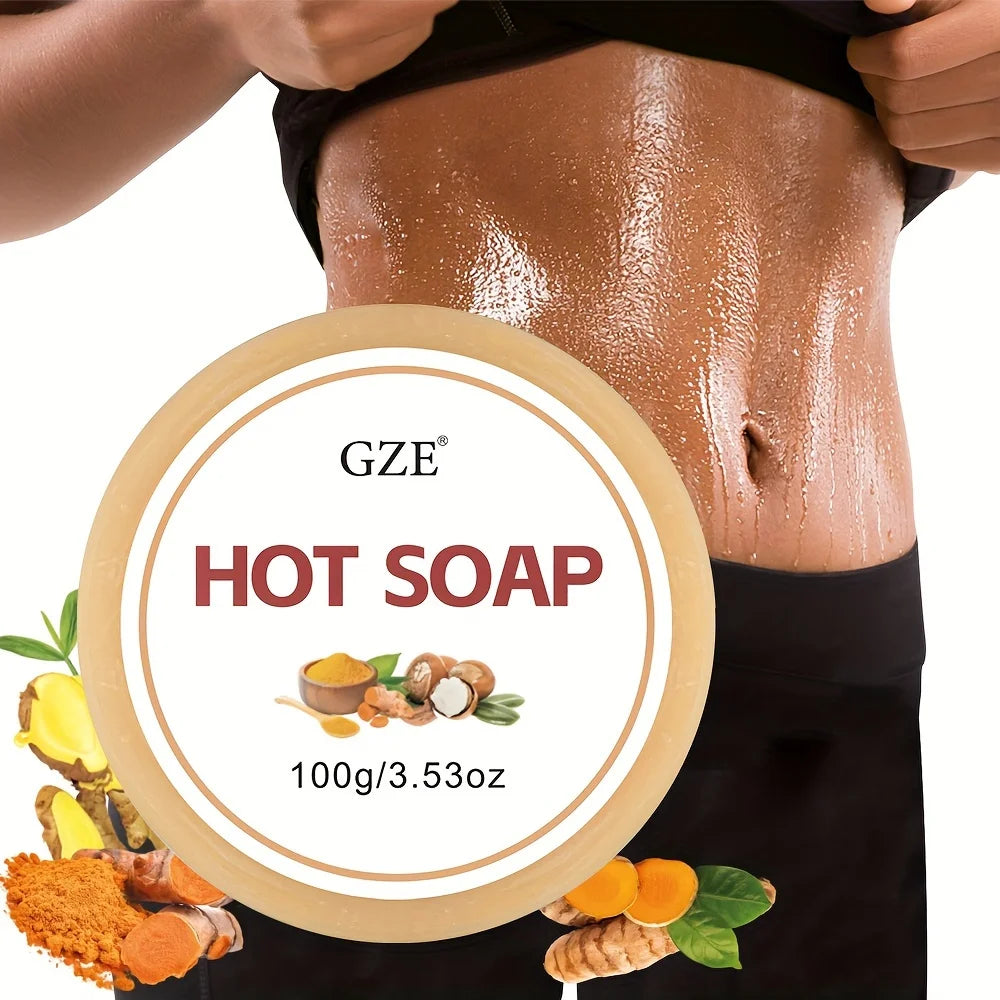GZE Sweat Workout Enhancer Body Hot Soap - Makes You Sweat Harder and Faster, Body Massage Hot Bar Improve Workout Muscle Qme