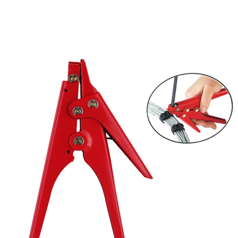 2 4- HEAVY DUTY CABLE ZIP TIES AUTOMATIC TENSION CUTOFF GUN TOOL Qme