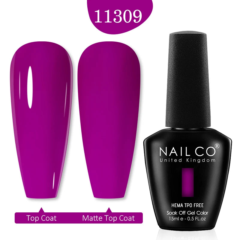 NAILCO Glitter Reflective Series Gel Nail Polish Nails Art Semi