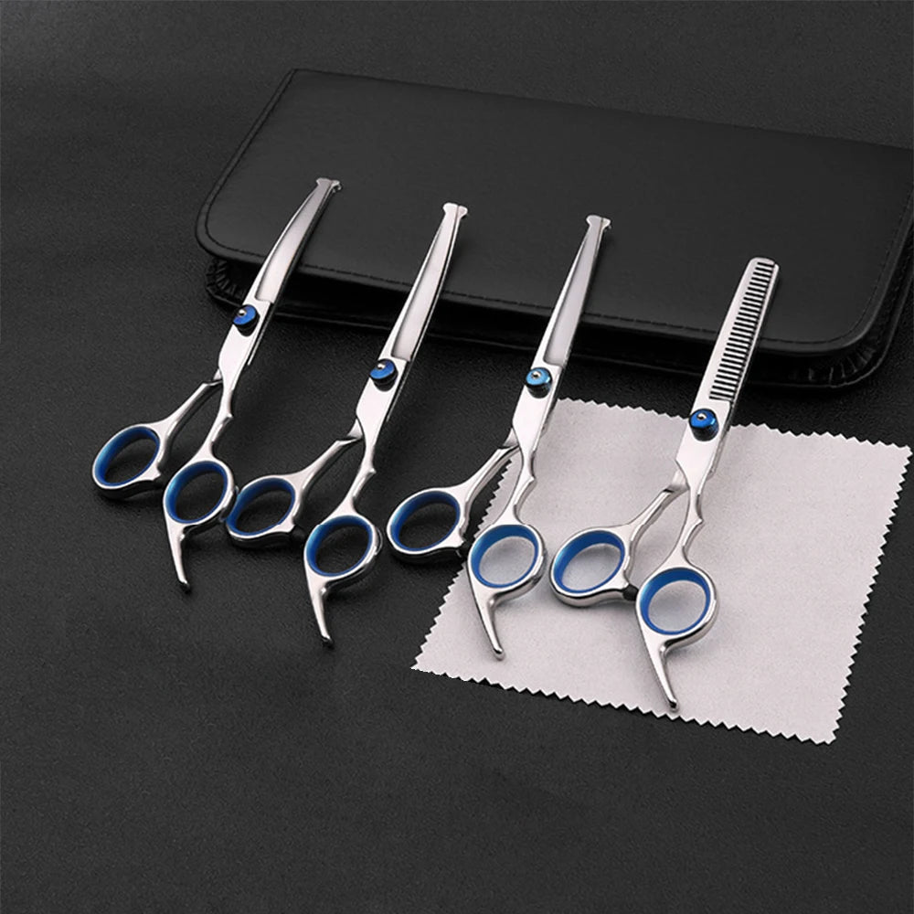 1PC 6-Inch Teddy Dog Hair Scissors Pet Scissors Clean Grooming Tools Safe Round Head Scissors Qme