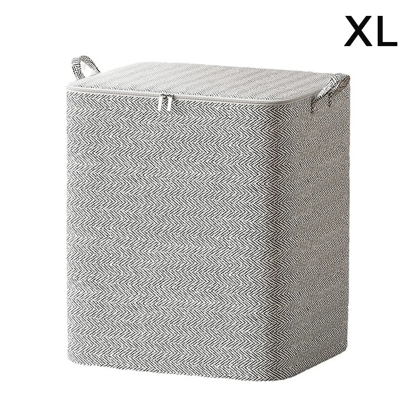 Blankets Bedding Foldable Zipper Storage Bag Large Capacity Clothes Qme XL