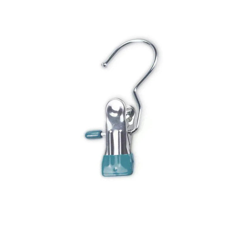 Stainless Steel Clothes Hangers With Clips Hanging Underwear Socks And Stockings 10pcs Qme Green 10pcs