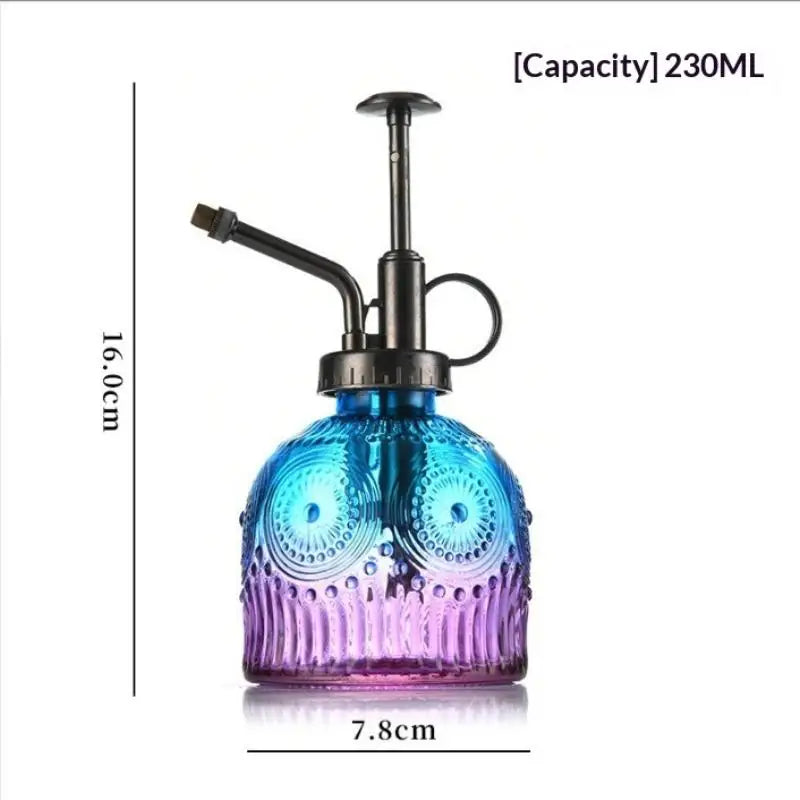Watering Can Colored Glass Spary Bottle Plant Mister House Plants Qme gray Purple