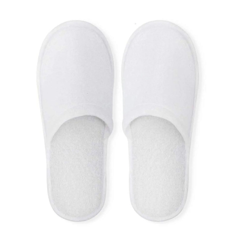 Disposable Closed Slippers For Men And Women Hotel Shoes Guest Shoes White Pure White Disposable Home Slippers Qme White adult
