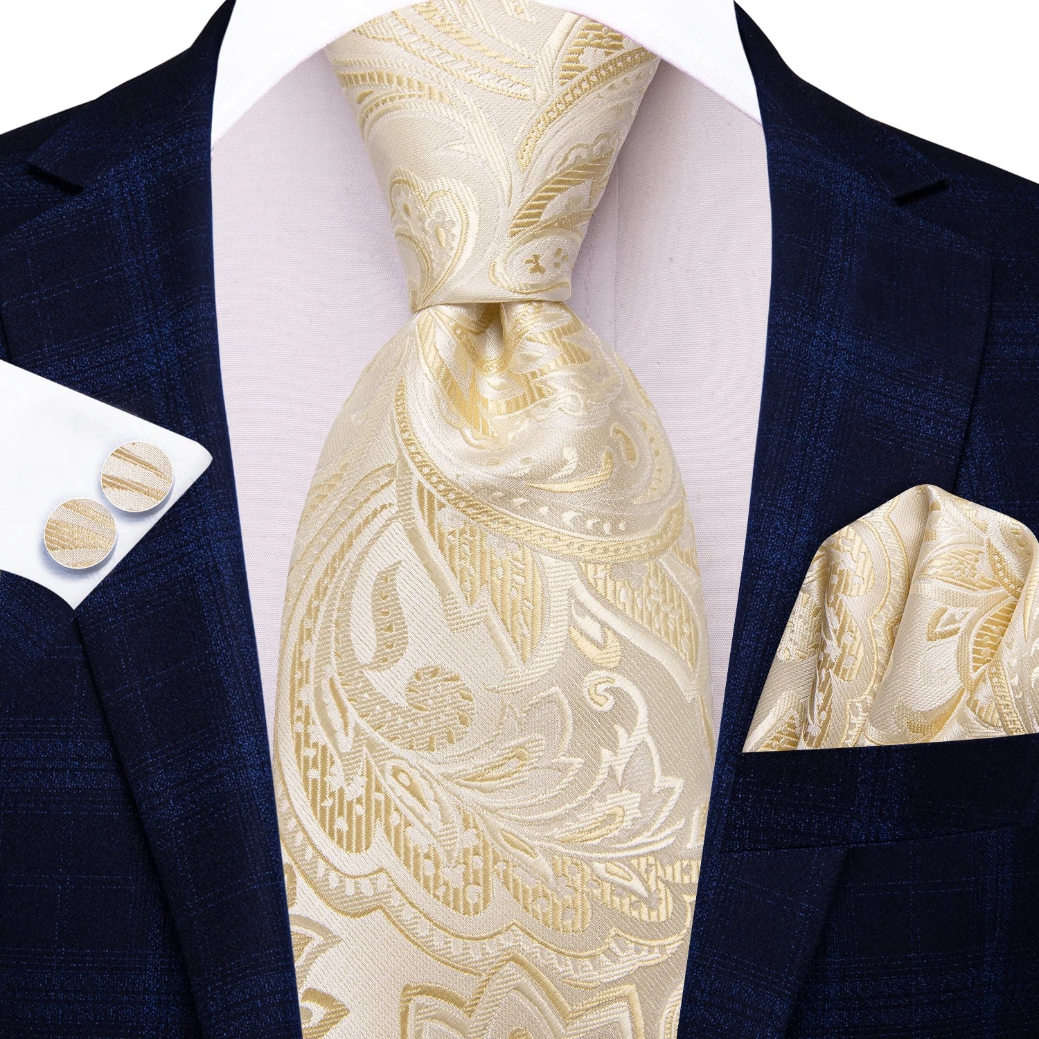 Hi-tie Men's Ties Solid Pink Green Jacquard Necktie Accessories Daily Qme N-3920