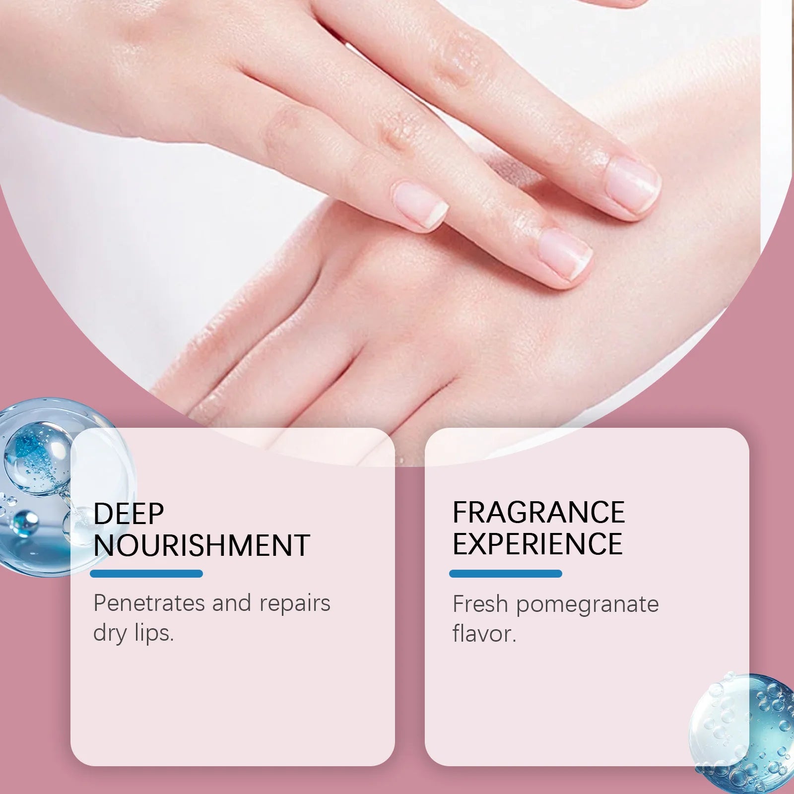 Christmas Hand Cream Lip Balm Set Gift Box Nourishing Moisturizing Anti-dry Cracked Softening Skin Festive Holiday Present Qme