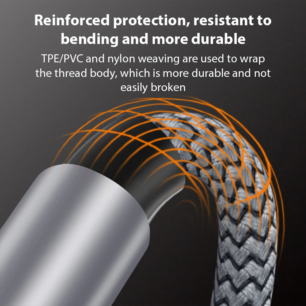 8/5/3/2/1m 60W 6A USB-A To TYPE-C Elbow Cord Fast Charging Cable USB PD Universal Extended Data Line For Samsung Huawei Xiaomi Qme