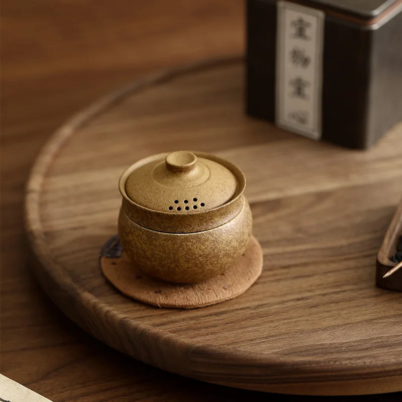 Portable Tea Pot One Cup Travel Outdoor Camping Single Kung Fu Qme