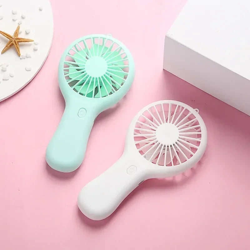 Handheld Mini Fan Portable USB Charging Convenient Creative Small Fans Catapult Pocket Hand-held Fan Qme