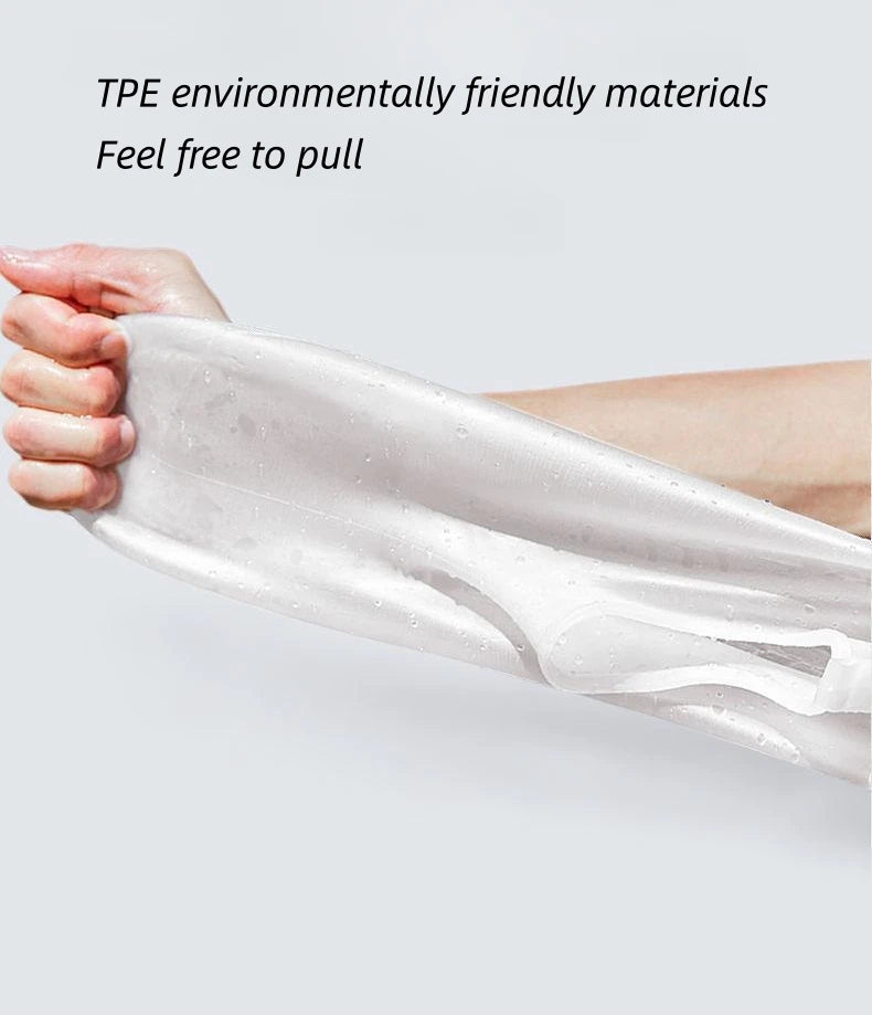 Waterproof Shoe Covers Silicone Anti-Slip Rain Boots Unisex Sneakers Protector For Outdoor Rainy Day Protectors Shoes Cover Qme