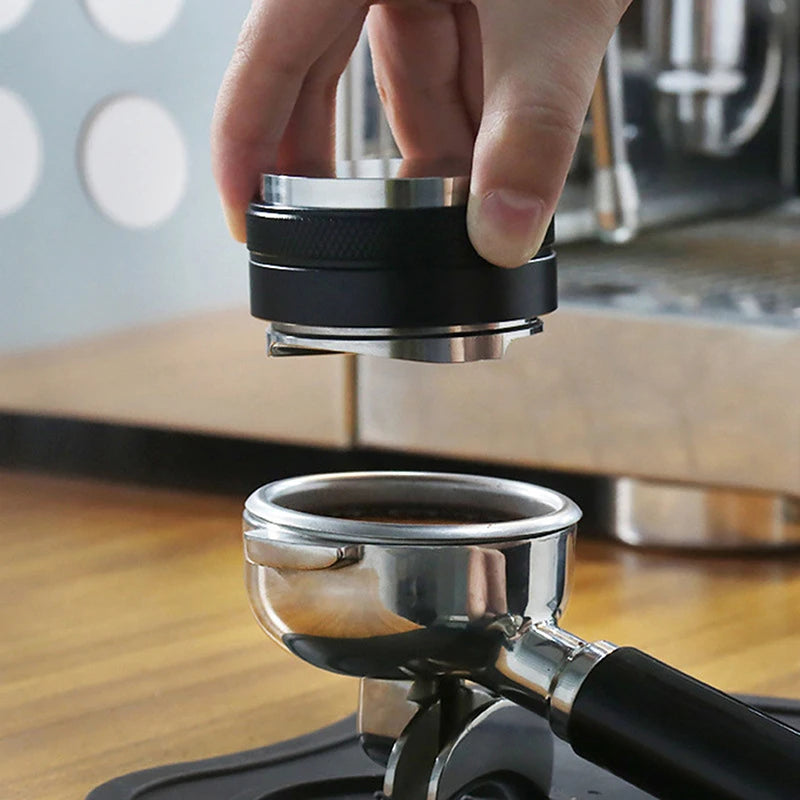 Espresso Distribution Tool Leveler 3 Angled Slopes Adjustable Palm Qme