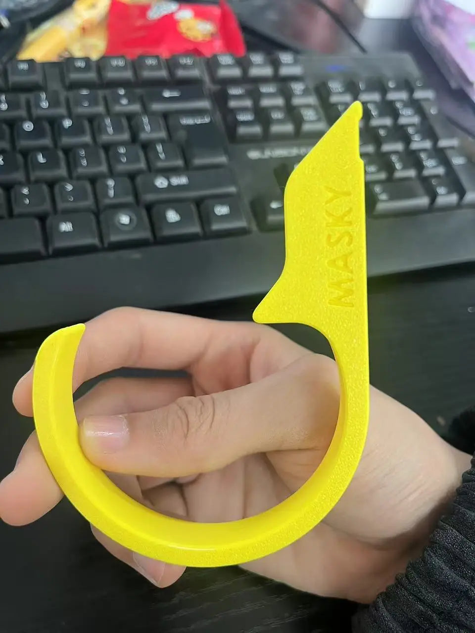 Little Tape Helper 3D Printed Dispenser Mini Desktop Decor Organizer Qme YELLOW