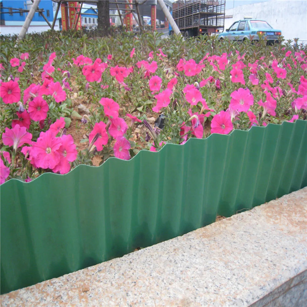 10cm 15cm 20cm Garden Grass Lawn Edge Border Fence Path DIY Flexible Lawn Edging Border Fence For Outdoor Landscape Garden Decor Qme