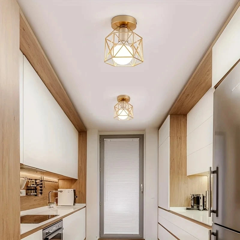 Modern LED Ceiling Lights Black And White Decorative Lamps For Bedroom Living Room Study Dining Room Home Fixture Qme