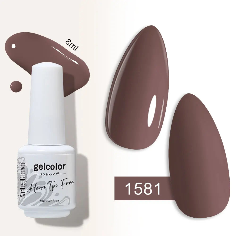 Arte Clavo Semi-permanent Gel Nail Varnish 180 Colors Semipermanent