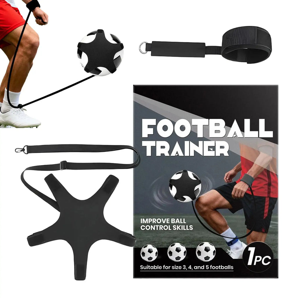 Soccer Kick Trainer Practice Gear with String Adjustable Wristband Practice Training Aid for Boys Girls Indoor Backyard School Qme