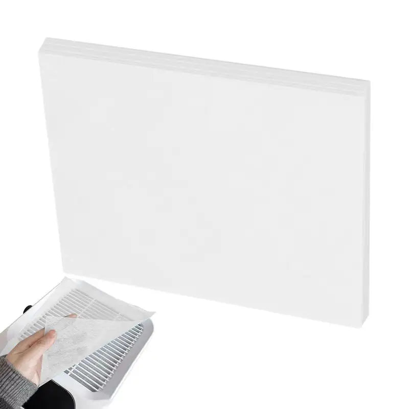 Nail Arts Dust Collector Efficient Filter Paper Replace Nail Arts Vacuum Cleaner Filter Paper Ultra-thin Non-Woven Filter Paper Qme
