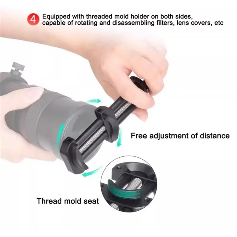 A02F-Universal Camera Lens Filter Repair Tool Kit Glass Fixing Adjustment Accessory For DSLR Mirrorless Lenses Qme