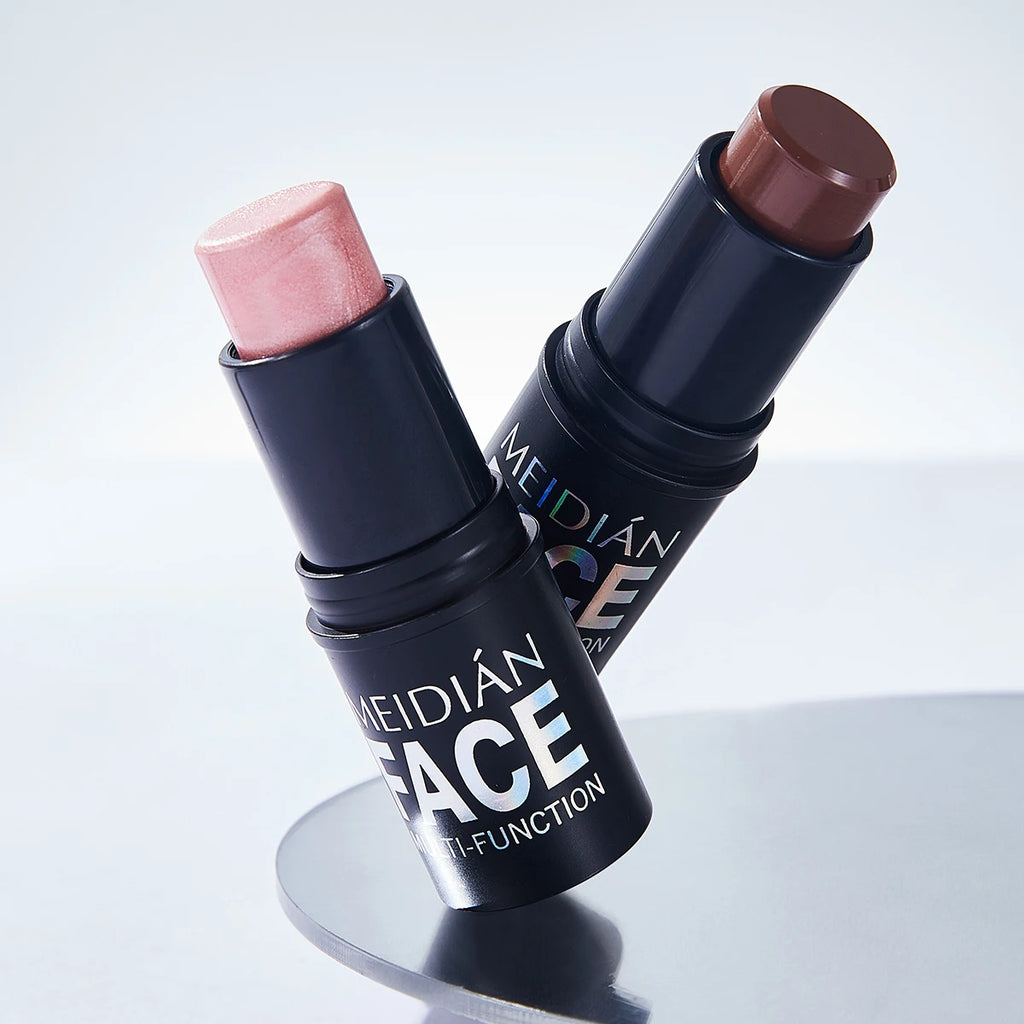 Six-color Blush Lip Cheek Dual-use Stick Makeup Contour Natural Nude Qme