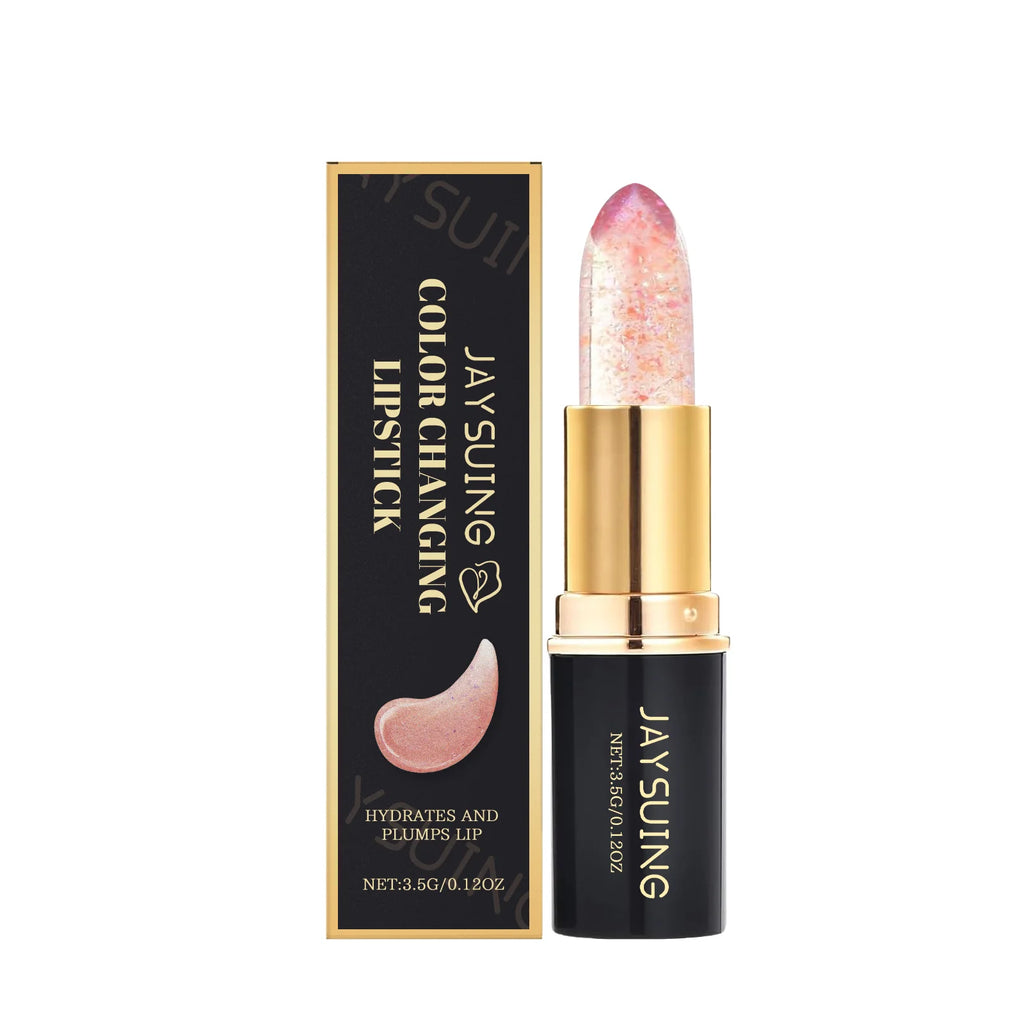 Color Changing Lip Balm Moisturizing Non-Greasy Nourishing Lipstick Hydrating Fade Lip Line Lightweight Long Lasting Non Fading Qme 3.5g Boxed