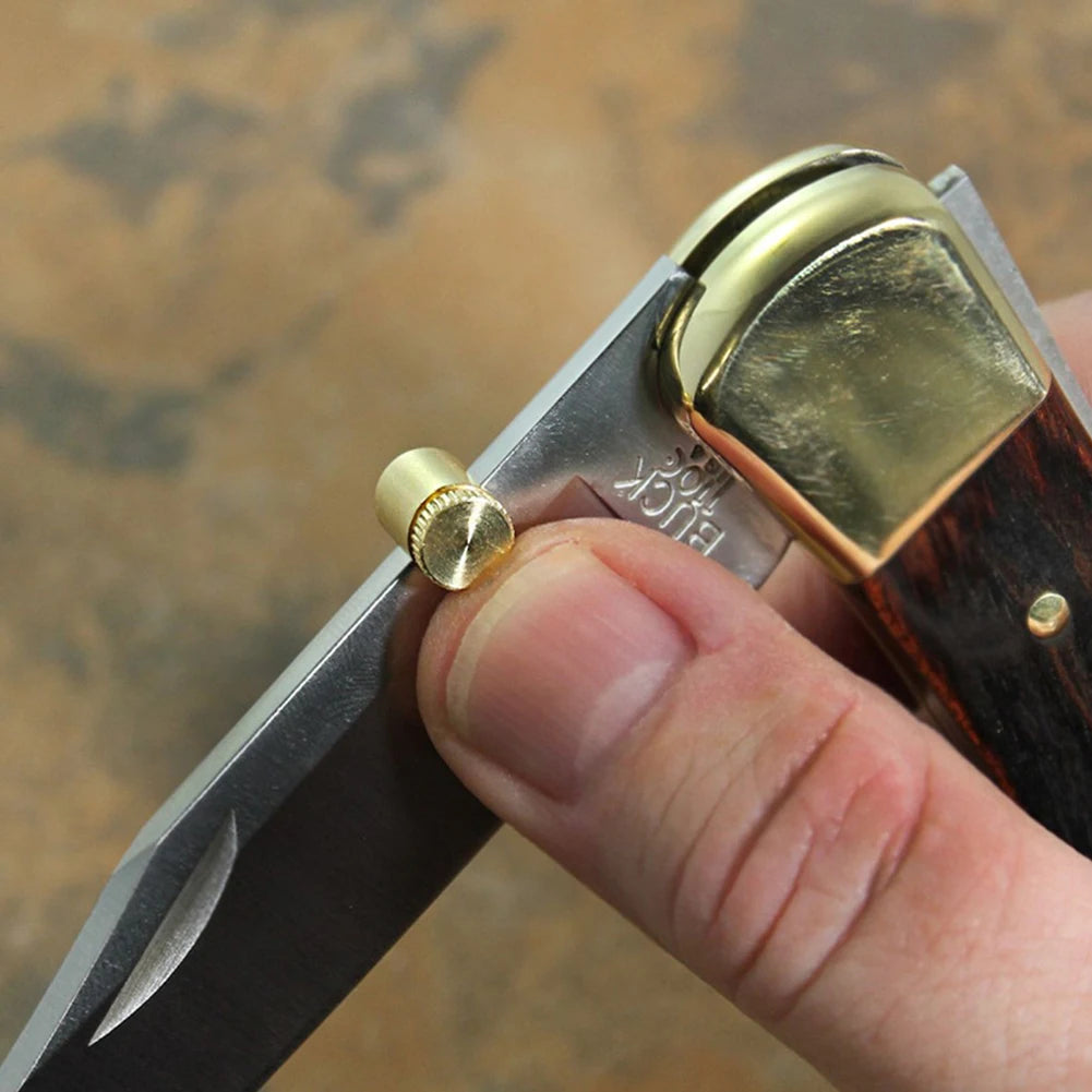 Professional Metal CNC Push Button Cutting Tools with Hexagonal Wrench Pusher Screw Set for Outdoor Camping Accessories Qme