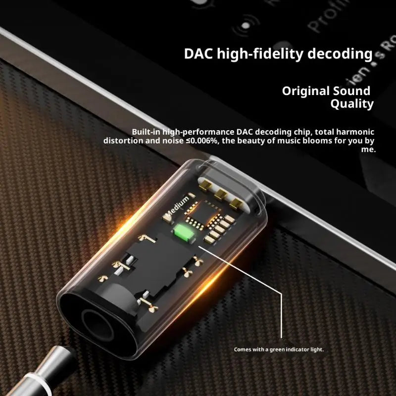 Earphone AUX Adapter C Audio Phone 15 Galaxy S24 S23 Ultra USB Qme