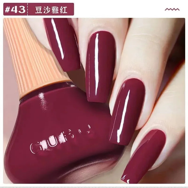 45 Colors Nail Polish Oil-based Nails No-bake Quick Dry Non-tear