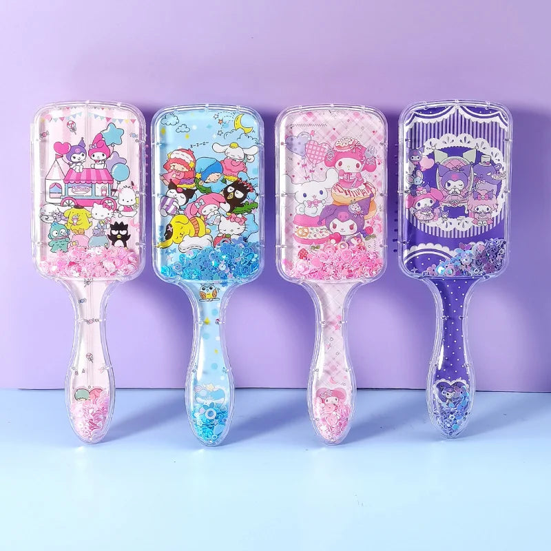 Hello Kitty Kuromi Cute Student Comb Scalp Massage Anti-static Smooth Qme