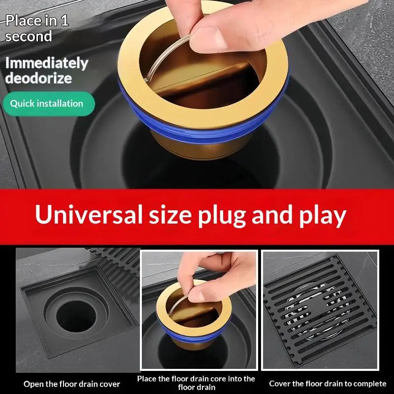 Brass Drain Plug One Way Valve Drop-in Shower Floor Backflow Qme Default Title