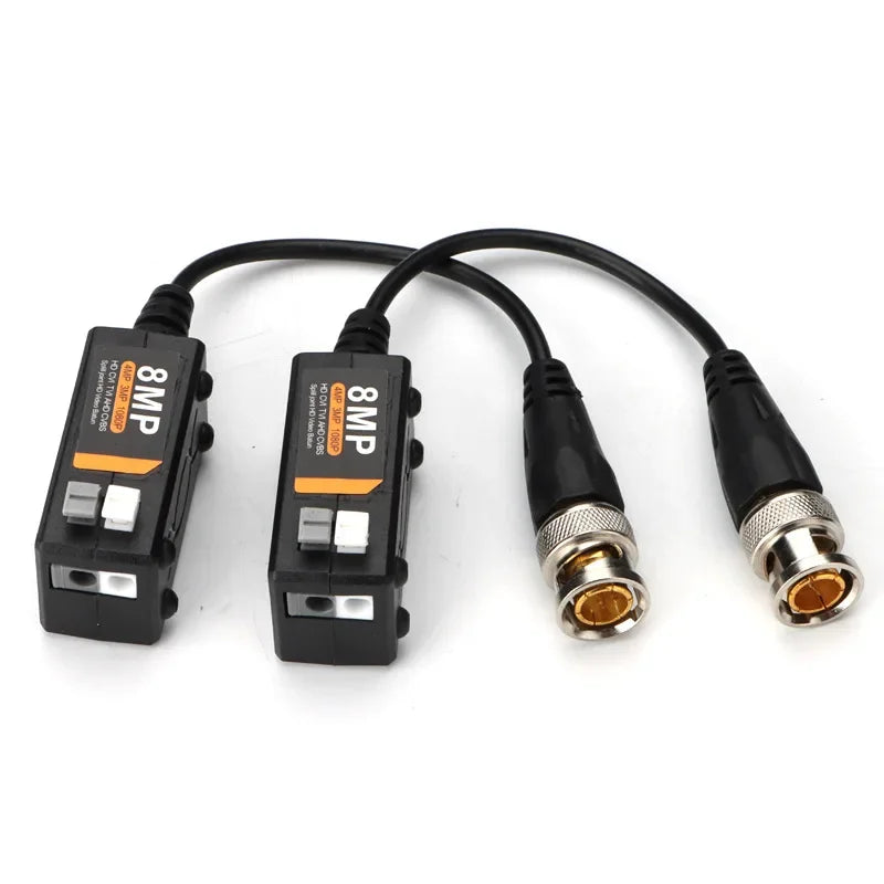 4pairs--5MP/8MP HD CCTV via Twisted Pairs Video Balun Qme