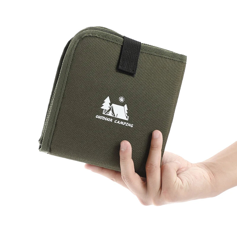 Outdoor Camping Foldable Seat Cushion, Moisture-Proof Mat for Hiking Picnic, 3 Colors Qme